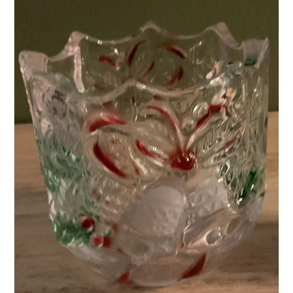 Celebrations Mikasa Holiday Bells Collection Rystal Votive Holder, 3.25 In‎